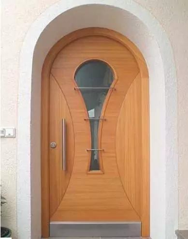 Entrance wooden door Tradizionali CasaClima
