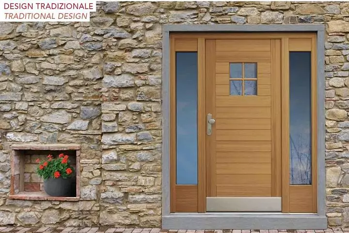 Tradizionali CasaClima Entrance Door