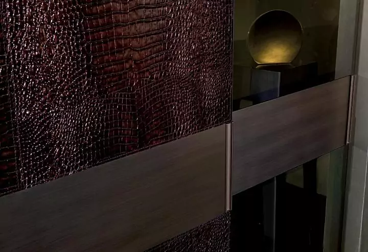 Sliding partition Longhi Headline, Elettrocolore moro opaco