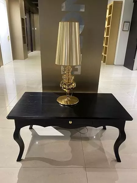 Sige Gold. Table, solid wood, matt lacquer.