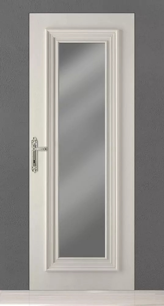 PRIMA-60 PU Grigio Seta Mirror
