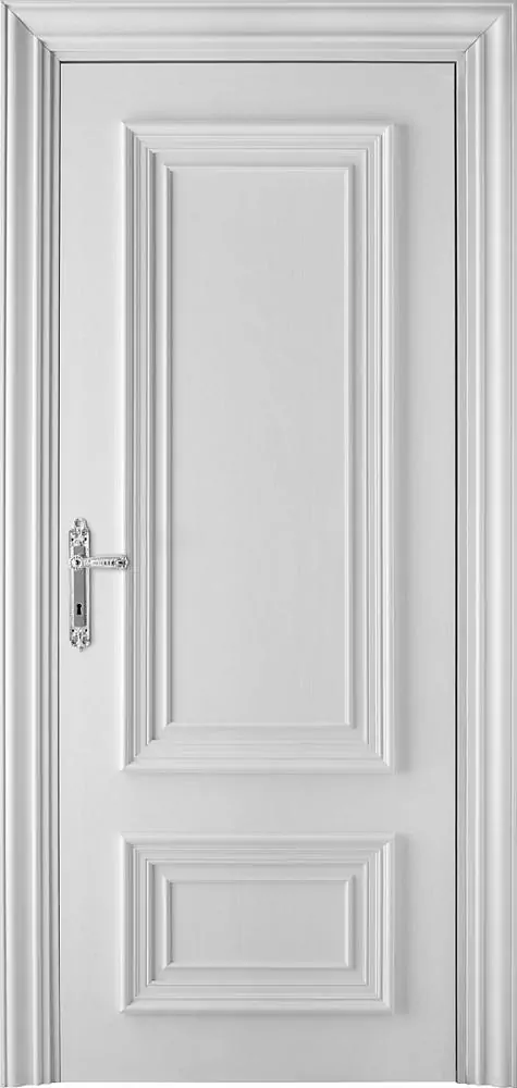 PRIMA, P, Bianco matte enamel.