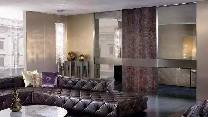 Sliding partition Longhi Headline, Elettrocolore moro opaco