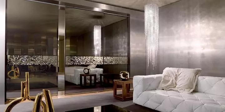 Sliding partition Longhi Headline, Elettrocolore moro opaco