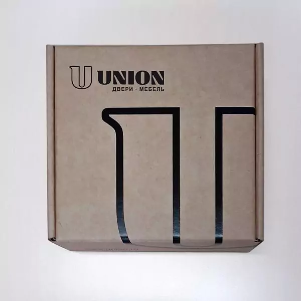 Napkin holder in a branded door frame.