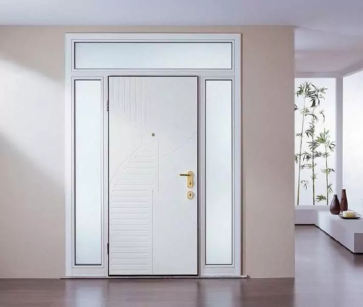 DELTA PRO 202, decorative panel, Bianco matt enamel