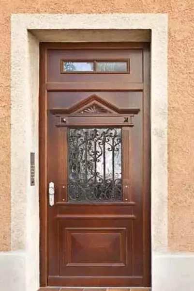 Entrance door Tutela storico-artistica CasaClima