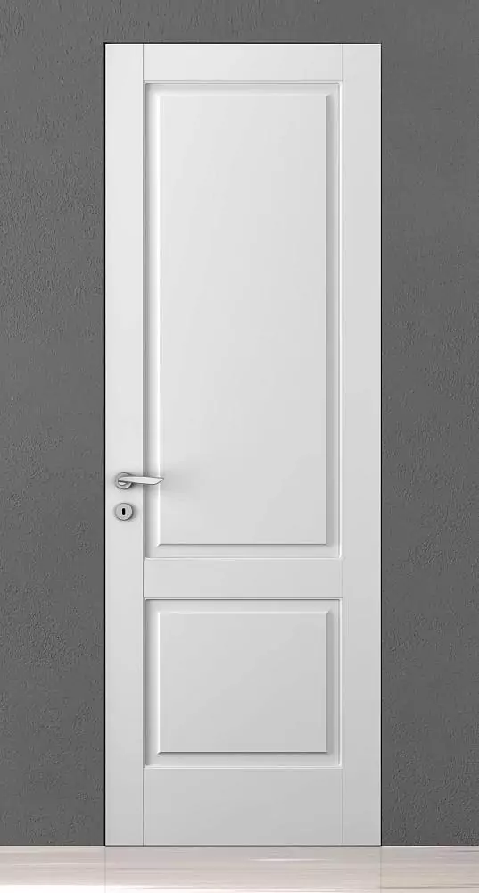 CORDA-60, 103P, Bianco matte enamel, hidden INVISIBLE door frame.