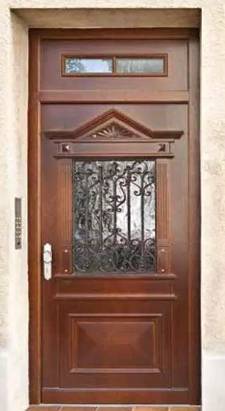 Entrance door Tutela storico-artistica CasaClima