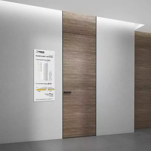 The poster "Size matters".