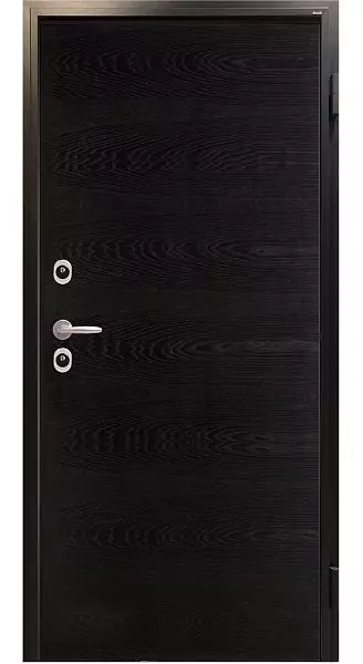 DELTA PRO 202, decorative panel P T, natural brushed veneer Frassino, matte enamel Nero.