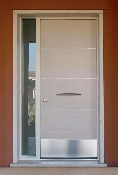 Entrance metal door 