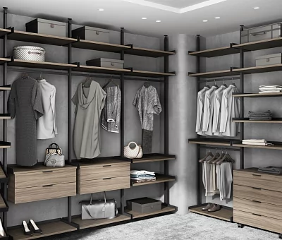 Dressing rooms – storage systems