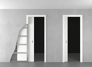 <p>Sliding pocket door</p>