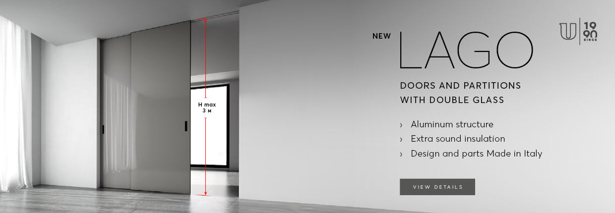 LAGO двери и перегородки с двойным стеклом